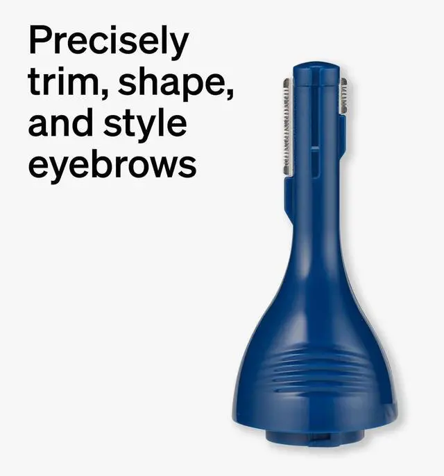 Alt view image 4 of 7 - Schick Hair Trimmer, 3-in-1 Trimmer for Nose, Ear & Eyebrows, Painless Hair Removal, Cordless, Quick-Change Attachments, Waterproof, Expert Finish, Unisex Grooming