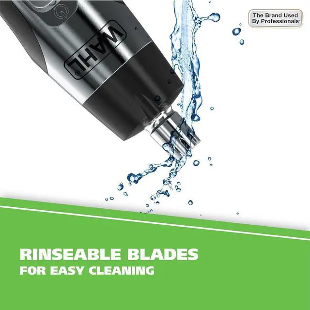 Alt view image 5 of 7 - Wahl Lighted Battery Nose Hair Trimmer for Men & Women. Painless, Easy to See Nose, Ear, and Eyebrow Trimming with Built in Light, Battery Included.  Model 3023283