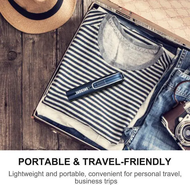 Alt view image 7 of 7 - ONEDONE Nose Hair Trimmer - 3 in 1 USB Rechargeable Ear Nose Hair Trimmer for Men, Dual-Edge Blades Painless Electric Ear Trimmer Eyebrow Clipper Father's Day Gifts