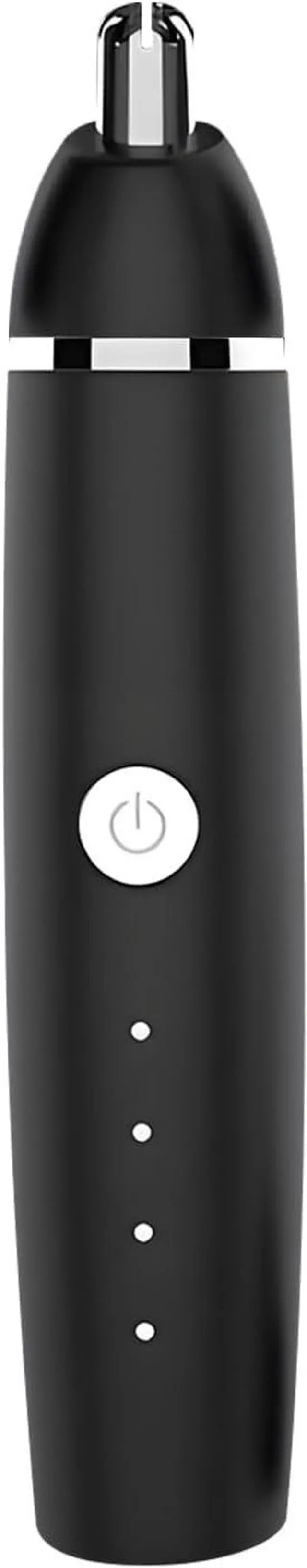 Main image of Nose Hair Trimmer for Men and Women, Portable, Waterproof and Rechargeable for Ears, Face (Black)