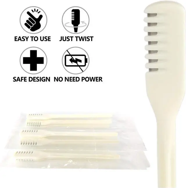 Alt view image 2 of 7 - Seki Japan Nose Hair Trimmer Clipper Cutter Safety Protected Razor Hair Removal (Pack of 10 Pieces)