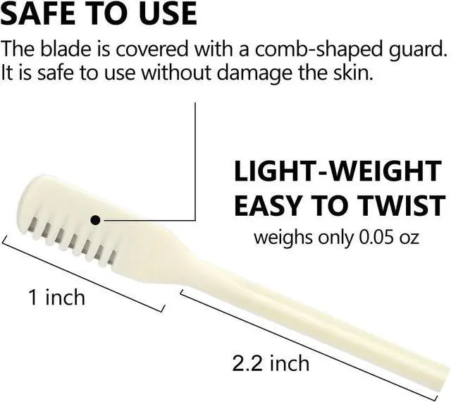 Alt view image 3 of 7 - Seki Japan Nose Hair Trimmer Clipper Cutter Safety Protected Razor Hair Removal (Pack of 10 Pieces)