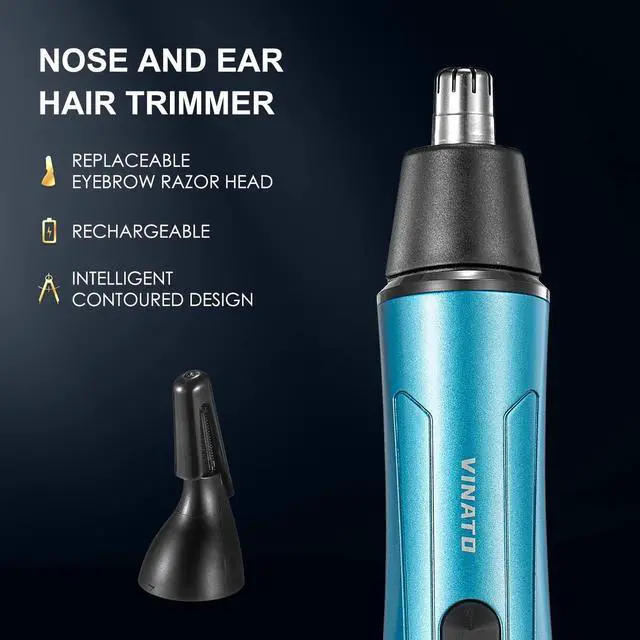 Alt view image 4 of 7 - VINATO Electric Trimmer Set - All-in-one Mens Grooming Kit, Body & Beard Razor, Nose Trimmer