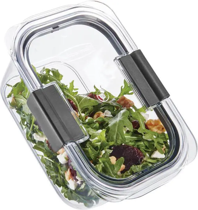 Alt view image 3 of 7 - Rubbermaid Brilliance BPA Free Airtight Food Storage Containers with Lids, Set of 4 (4.7 Cup) Ideal for Lunch, Meal Prep, and Leftovers