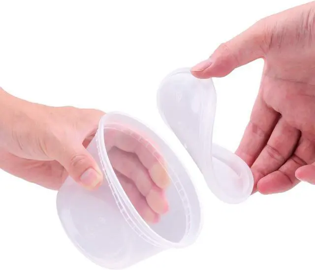 Alt view image 4 of 7 - TashiBox [8 oz,16oz,32oz,48Sets,16Sets each size Plastic food storage containers with lids airtight,BPA Free,Microwave/Dishwasher/Freezer Safe
