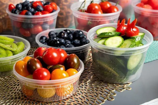 Alt view image 6 of 6 - Deli Containers with Airtight Lids 50 Mix Sets (16oz- 25 Set, 32oz 25 Set) Perfect for Slime, Portion Control, Microwavable, Dishwasher, Freezer Safe, Leakproof, Stackable
