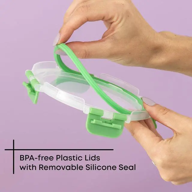 Alt view image 4 of 7 - JoyJolt 24pc Borosilicate Glass Storage Containers with Lids | 12 Airtight/Freezer Safe Food Storage Containers for Pantry and Kitchen | Meal Prep Container for Lunch | Glass Tupperware Set