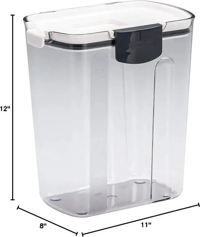 Alt view image 4 of 4 - Progressive ProKeeper Baker's Airtight Kitchen Storage Canister Container Set for Flour, Sugar & More, Keeps Ingredients Fresh, with Accessories (Multicolor, 6- Piece)