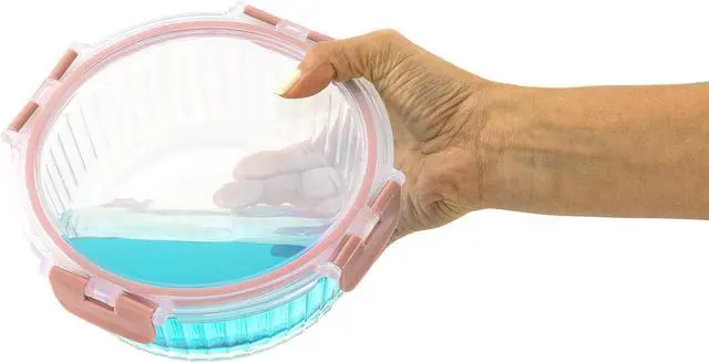 Alt view image 7 of 7 - JoyJolt 24pc Borosilicate Glass Storage Containers with Lids | 12 Airtight/Freezer Safe Food Storage Containers for Pantry and Kitchen | Meal Prep Container for Lunch | Glass Tupperware Set