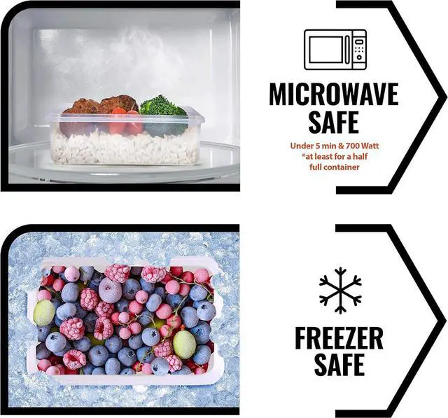 Alt view image 6 of 7 - fullstar 20-Piece Plastic Food Storage Containers with Lids (10 Containers & 10 Lids) - Leakproof, BPA-Free, Meal Prep Containers, Reusable Lunch Storage Set for Kitchen Organization (Pack of 20)