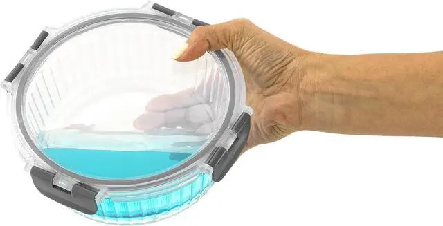 Alt view image 7 of 7 - JoyJolt 24pc Borosilicate Glass Storage Containers with Lids | 12 Airtight/Freezer Safe Food Storage Containers for Pantry and Kitchen | Meal Prep Container for Lunch | Glass Tupperware Set