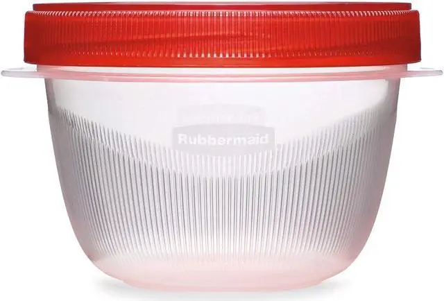 Main image of Rubbermaid TakeAlongs Twist & Seal, Twist Top Food Storage Containers, 2 Cup, 3 Pack