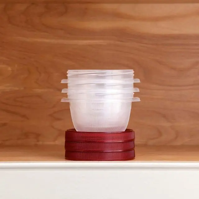 Alt view image 7 of 7 - Rubbermaid TakeAlongs Twist & Seal, Twist Top Food Storage Containers, 2 Cup, 3 Pack