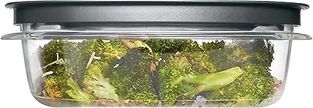 Alt view image 3 of 4 - Rubbermaid Premier, 3 Cup Premier Flex & Seal Food Storage Set, 3 Tritan Containers, 3 Grey Flex and Seal Lids, 6 Piece Bundle Set Bundle