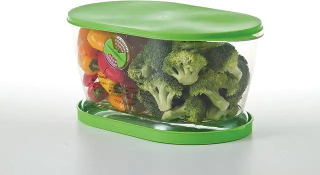 Alt view image 4 of 5 - Prep Solutions by Progressive Lettuce Keeper Produce Storage Container, 4.7 Quarts, Green (LKS-06)
