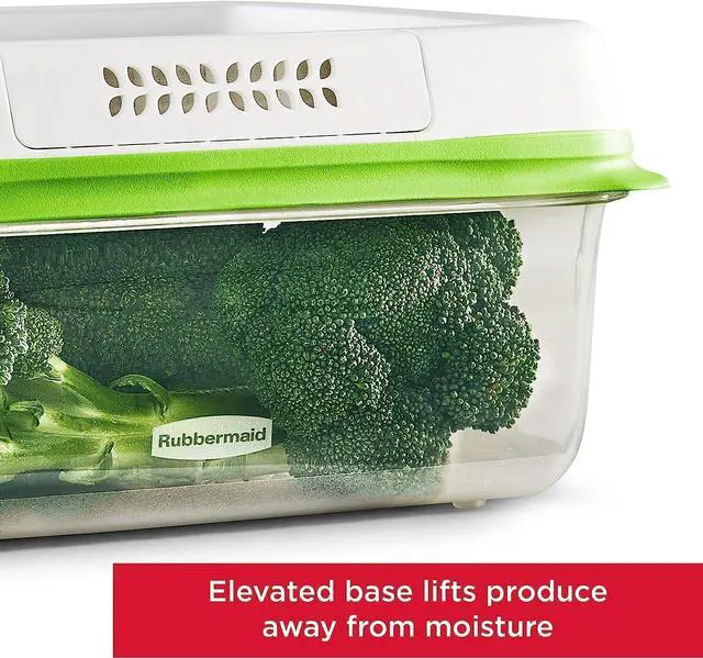 Alt view image 3 of 5 - Rubbermaid FreshWorks Produce Saver, Medium and Large Storage Containers, With Lids, 8-Piece Set
