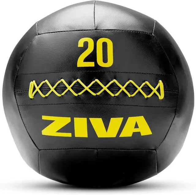 Main image of ZIVA Soft Wall Ball Highly Durable Weighted Exercise Medicine Slam Ball for Strength and Conditioning Workout - Multiple Color, Weight Available