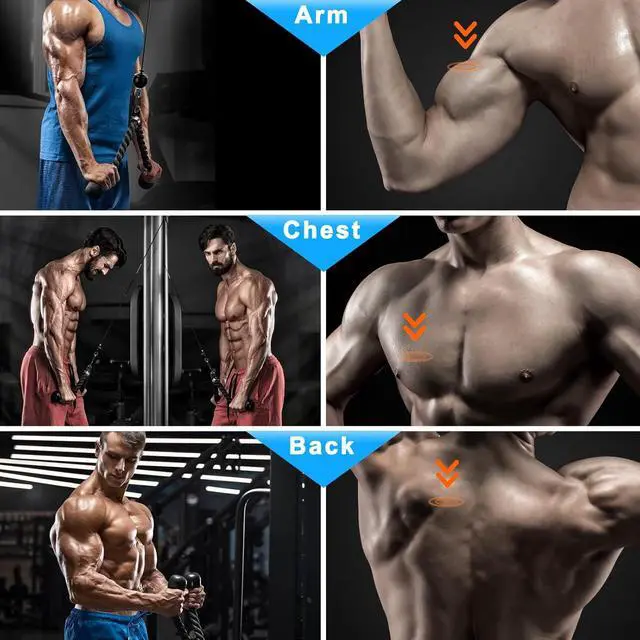 Alt view image 6 of 7 - Pulley System for Home Gym, Cable Pulley System Gym for LAT Pulldown Cable Machine Pulley Attachment with Tricep Rope Ideal for Biceps Curl, Arm Workouts, Strength Training