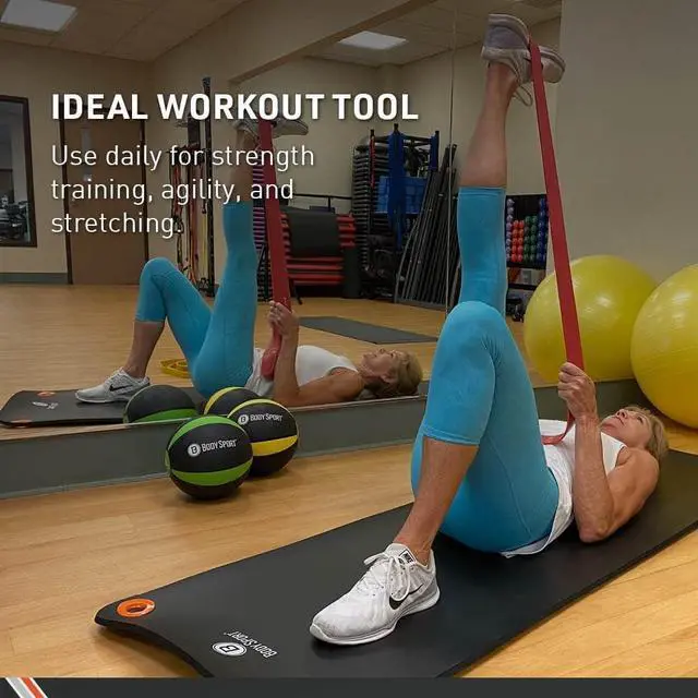 Alt view image 3 of 6 - Body Sport Super Loop Band 41-Inch, Latex, Exercise Chart Included Bands for Working Out Exercise Band