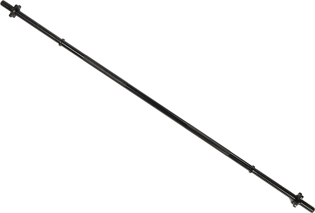 Main image of Fitvids Barbell Weight Set, Cast Iron 1" Standard Weight Plates Including 5FT Standard Barbell Bar & Star Locks, 95 Pounds Set (85 Lbs Plates + 10 Lbs Barbell Bar), Multiple Packages