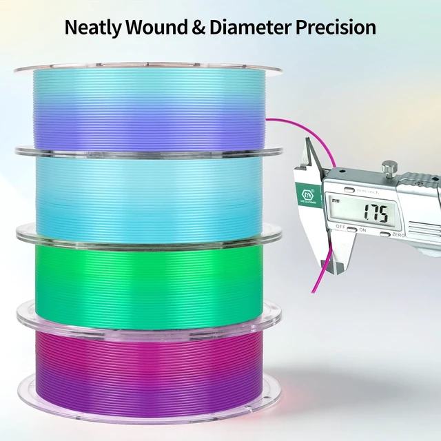 Alt view image 7 of 7 - IEMAI PETG Filament 1.75mm, Translucent Blue-Purple Gradient 1kg