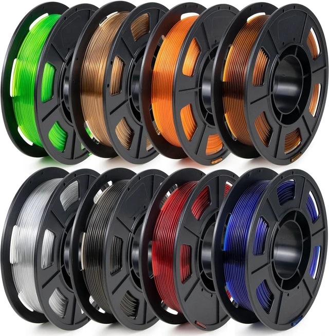 Main image of IEMAI PETG Filament 1.75mm, Transparent Filament 250g×8 Rolls Bundle