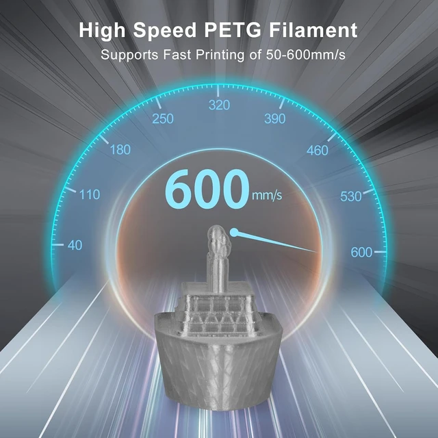 Alt view image 4 of 7 - IEMAI PETG Filament 1.75mm, Transparent Filament 250g×8 Rolls Bundle