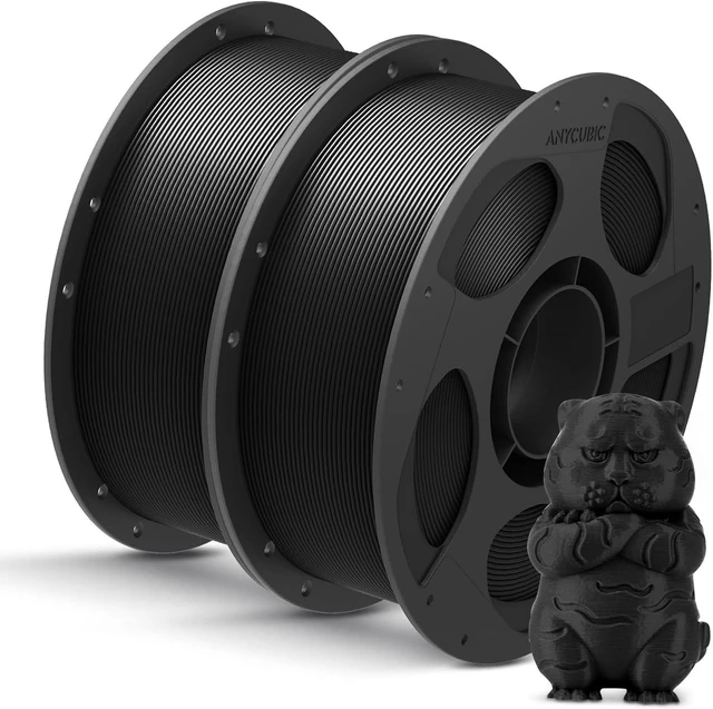 Main image of ANYCUBIC 3D Printer Filament PLA Bundle 2KG, Black