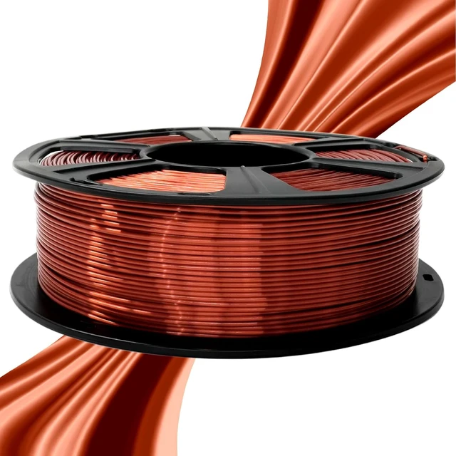 Alt view image 2 of 7 - GIANTARM 3D Printer Filament,Silk Copper PLA Filament,1Kg(2.2lbs) Spool