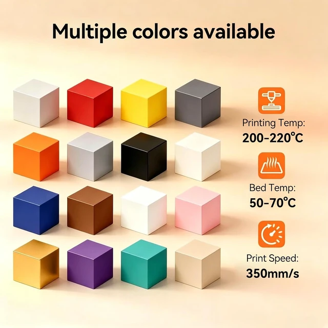 Alt view image 6 of 7 - Kingroon PLA PlusPLA+ 3D Printer Filament, Dimensional Accuracy +/- 0.03 mm, 1 kg Spool(2.2lbs), 1.75 mmBlack