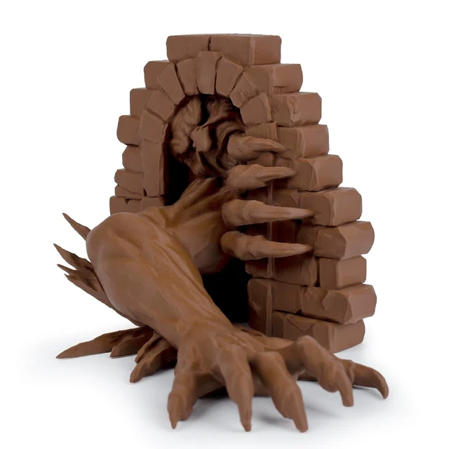 Alt view image 6 of 7 - ZIRO Matte PLA Filament 1.75mm, No-Shine High Toughness 1KG, Chocolate