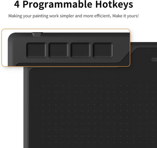 Alt view image 3 of 7 - GAOMON S620 Graphics Drawing Tablet, 6.5x4, 8192 Pressure & 4 Hot Keys