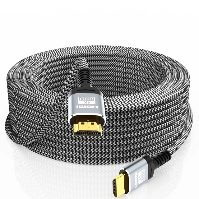 Main image of Soonsoonic 4K HDMI Cable 30 Ft | 18Gbps Ultra High Speed HDMI 2.0 Cable 4K@60Hz HDR 3D ARC HDCP2.2 Ethernet HDMI Cord | for UHD TV Monitor Laptop Xbox PS4/PS5 ect (9.1m)