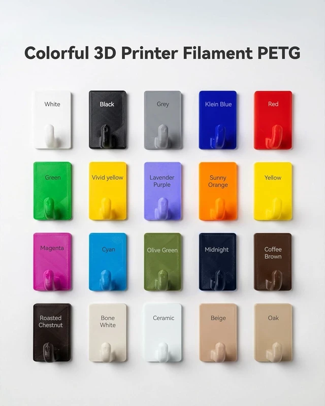 Alt view image 5 of 7 - SUNLU PETG Filament 1.75mm,2kg,Black+White