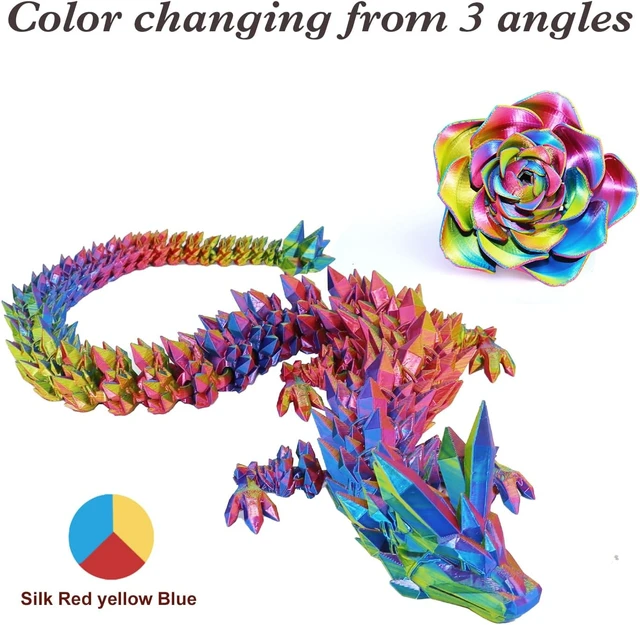 Alt view image 2 of 6 - LOVOON Tricolor PLA Filament, Silk PLA Filament 1.75mm, Red Yellow Blue 1kg