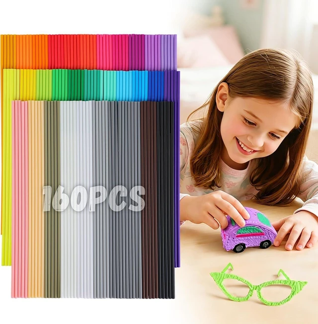 Main image of Biubee 2.5mm 32Color 3D Pen Filament Refills Only Fit for 3Doodler Start+