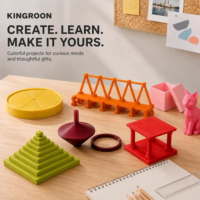 Alt view image 7 of 7 - Kingroon PLA Filament 1.75mm, 1kg Spool (2.2lbs), +/- 0.02mm Tolerance, Smooth 3D Printing Filament, Fits for Most FDM 3D Printers, Turquoise Green