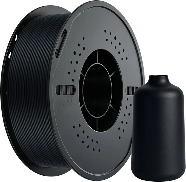 Main image of Kingroon Matte PLA Filament 1.75mm 3D Printer Filament Matte Filament 1kg Dimensional Accuracy +/- 0.02 mm (Matte Black)