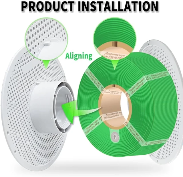 Alt view image 6 of 7 - Bamboo Original AMS Filament Tray Detachable Filament Reel Holder Low Temperature Tray Reusable Fit for PLA,PETG,TPU,ABS Compatible with Bambu X1,P1,A1 3D Printer (Clear/White Random)