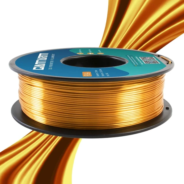 Alt view image 6 of 7 - GIANTARM 3D Printer Filament, Silk Gold Pla Filament, 1Kg(2.2lbs) Spool, 1.75mm Dimension Accuracy +/- 0.03mm, 3D Printing Filament