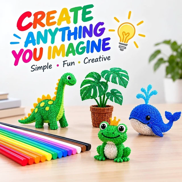 Alt view image 7 of 7 - Yungden 3D Pen Refills Pack for 3Doodler Start+ Pen, 250 Pieces