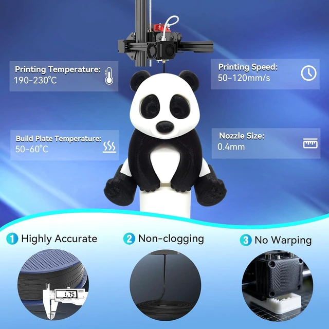 Alt view image 6 of 7 - SUNLU TPU Filament 1.75mm,(1kg,Black,95a TPU)