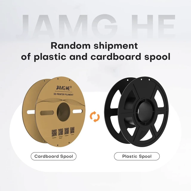 Alt view image 2 of 7 - JAMG HE PETG Filament, 3D Printer Filament 1.75mm, No Warping 1Kg Blue