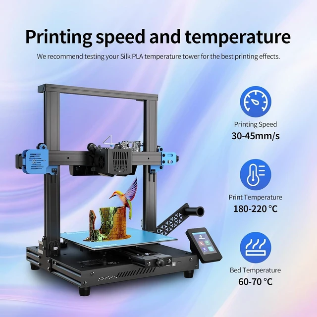 Alt view image 4 of 7 - GIANTARM Silk PLA Filament 1.75mm,Tri Color PLA Red Blue Green 1KG