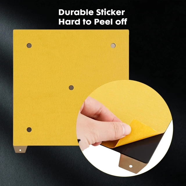 Alt view image 6 of 7 - Sovol SV06 Flexible Steel Platform with Textured PEI Surface and Magnetic Bottom Sheet with Adhesive 235x235mm for Creality Ender 3/3 Pro/3 V2/3 S1 Sovol SV05/SV07 Aquila Kobra Neptune 2 3D Printer