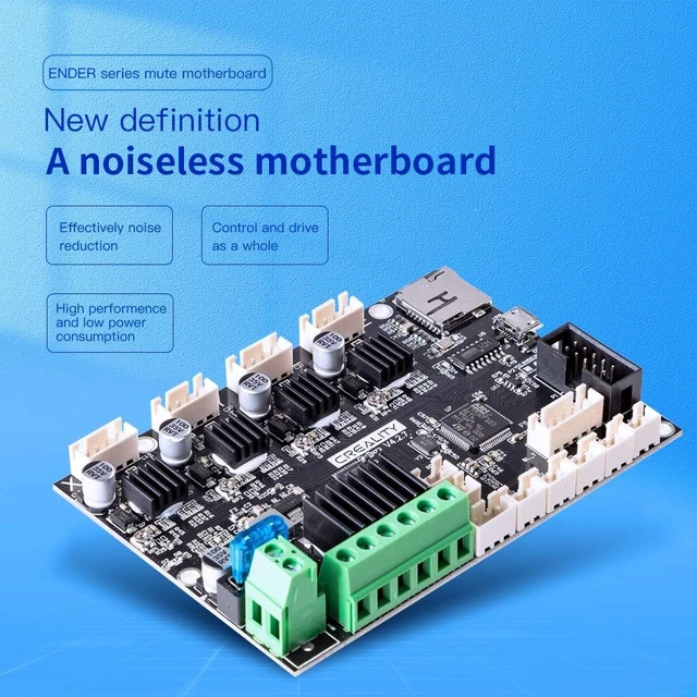 Alt view image 2 of 6 - Official Creality Upgrade Motherboard Silent Mainboard V4.2.7 for Ender 3 Pro Customized and Non-Standard Matching,Ender 3 Pro Silent Motherboard Also for Ender 3 Max/Ender 3 Neo/3 V2 Neo/3 Max Neo