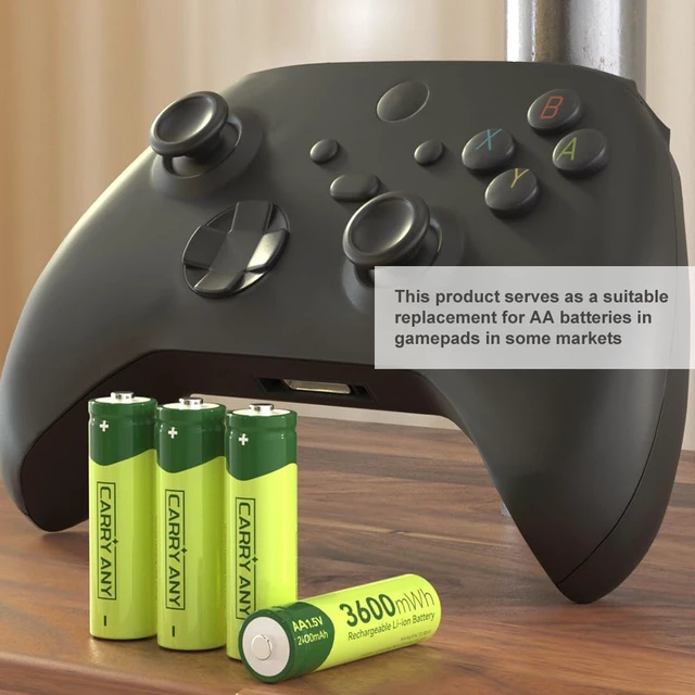 Alt view image 7 of 7 - Rechargeable Lithium 4 AA 4 AAA Batteries Kit with Charger