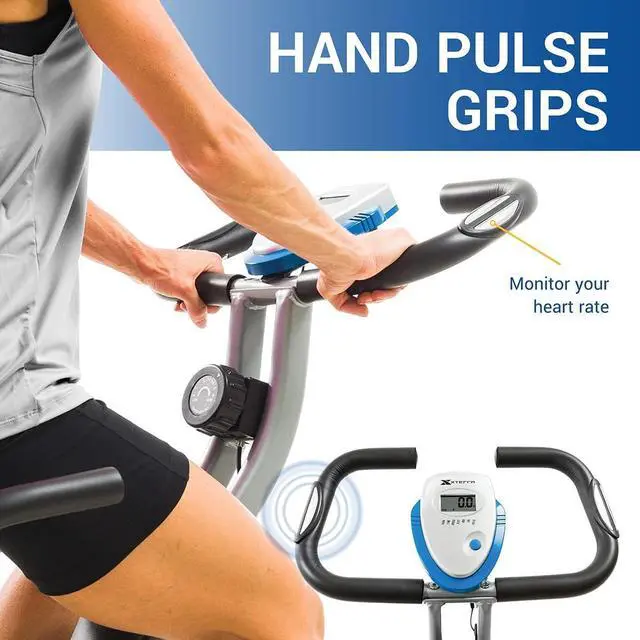 Alt view image 7 of 7 - XTERRA Fitness Folding Exercise Bike, 225 LB Weight Capacity