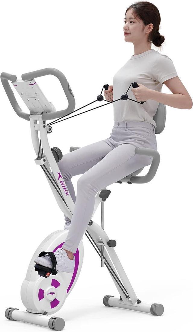 Recumbent fashion folding exercise bike