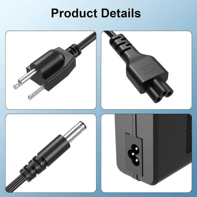 Alt view image 6 of 7 - Power Cord for Peloton Exercise Bike 12V 4.17A Power Supply Charger Replacement UL Listed AC Adapter for Peloton PLTN-RB1V1 PLTN-RB1VO PLTN-RB1VQ ATS050TP121